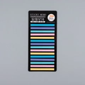300 sheets of colorful translucent PET index tabs in Morandi tones for page marking - 300 Pieces/Pack / Romantic Starry Sky