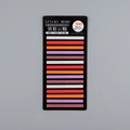 Notas adhesivas transparentes finas en 15 colores con etiquetas PET 300 hojas - 300 Piezas/Paquete / Niebla de Nube Púrpura