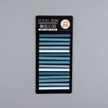 Marcadores PET azul translúcido, set 300 notas adhesivas ultrafinas 50x4mm - 300 Piezas/Paquete / Mundo de Sueños Azul