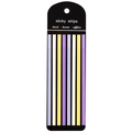 Pestañas de índice adhesivas en tonos pastel sobre tarjeta negra para oficina - 300 Piezas/Paquete / Morado Morandi