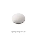 Mini round sponge stamper with wooden handle, 30x11mm DIY tool for stenciling and blending - 1 Piece (30x11mm) / Single Round 3D Sponge