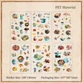 Αδιάβροχα αυτοκόλλητα PET για scrapbooking με ακουαρέλα από την κουζίνα Sichuan vintage - Γεύση Σιτσουάν