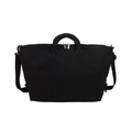 Bolso de viaje negro con separación seco-húmedo y correa ajustable para hombro - Negro