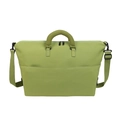 Avocado green travel duffel bag with water-resistant fabric and adjustable strap - Green