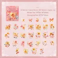 Autumn butterfly floral PET stickers set with 60 pieces for DIY scrapbooking - Autumn Fragrance