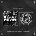Vintage houten stempel met Romeinse klok en zeilbootpatroon van beukenhout rubber - Geheugen Ambachtsman