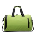 Bolsa de viaje de gran capacidad verde neón con tela impermeable y correa de hombro - Verde