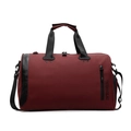 Bolso deportivo burdeos de gran capacidad con separación en seco y húmedo y bandolera - Burdeos