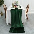 Luxurious dark green velvet table runner for elegant dining room and wedding party decor - 70*300cm / Dark Green