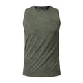 Men's quick-dry breathable running vest featuring army green marble print pattern - Marble Army Green