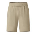 Khaki Herren Sport-Shorts mit elastischem Bund und Seitentaschen für Outdoor und Training - M / Khaki