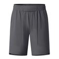 Men's quick-dry sports shorts in dark grey with comfortable elastic waistband - Volcanic Gray