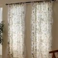 Tende rustiche a fiori con volant per camera da letto e soggiorno in stile country - 100*130cm