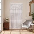 Rideau de porte en dentelle française avec motifs vintage en blanc crème élégant - 100*200cm / Motif de nuages