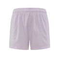 Women's quick-dry sports shorts in lavender with elastic waist and RUN letter print - S / Light Purple