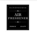 5 PCS waterproof black air freshener label stickers with premium quality print - Air Freshener (12F)