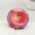 Creative astronaut moon night light with glowing pink purple gradient and warm LEDs - Planet Base Standing Pose (2711-8A) / Pink Astronaut Planet Light