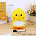 Duck-shaped LED night light with erasable message board and marker, 17.7cm height - Duck Message Board Money Bank (2477-2B) / Medium