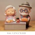 Statuine di coppia anziana che cucina per decorazione casa e regalo di matrimonio - Tesoro - Tema Panetteria