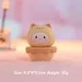Cute yellow cat tumbler resin ornament for office desk decor and stress relief gift - Cheese Kitty