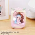 Luz nocturna de hada en degradado crema y rosa con rosas 3D, tamaño 8,5x5,4x12,8 cm - Como se muestra / Lámpara De Ambiente Con Forma De Flor De Hadas De Ensueño 1195-6a