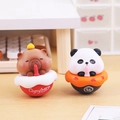 Cute Capybara and Panda stress relief tumbler ornaments for office desk decoration - Capybara + Panda Set