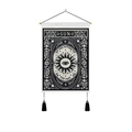 Boheems zon- en maan-tarotwandtapijt met kwastjes voor wanddecoratie in slaapkamer - 35*50cm / Hemelse Zon (Stijl 2)