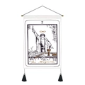 Tarot tapestry featuring The Magician card print with black lines and gold accents - 35*50 / Style 2 (The Magician)