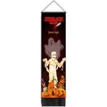 Halloween Party hanging banner with ghosts and pumpkins on black background with tassels - 32.5x130cm / Mummy Ghost Style (款式2)