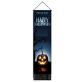 Κρεμαστό διακοσμητικό Halloween με φωτεινές κολοκύθες, σιλουέτες και μαύρες φούντες - Στυλ Σκούρου Μπλε Φωτεινής Κολοκύθας (Στυλ 32)