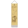 Scorpio zodiac wall tapestry with celestial constellation and vintage art print decoration - 32.5*130cm / Scorpio