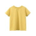 Short sleeve yellow striped t-shirt for boys in soft cotton with round neck - 90cm / Yellow White Stripe