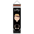 Tibetan style wall tapestry featuring a cartoon monk figure and ethnic tassels - Female Ethnic Character (Style 2) / 32.5x130cm