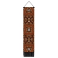 Vertical mandala flower tapestry with geometric patterns and black tassels for wall decor - 32.5x130cm / Mandala Style 2