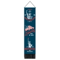 Detailed view of July 4th independence day vertical banner with black fringe and tassels - 32.5x130cm / US Independence Day Liberty Spirit-Style 6