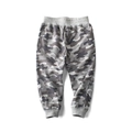 Jungen Camouflage Jogginghose mit elastischem Bund und Rippbündchen für Sport - 90cm / Blumen Grau Tarnung