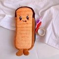 Binnenaanzicht van de toast etui met opbergruimte voor pennen en schrijfwaren - Toast