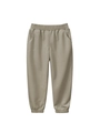 Kids breathable mosquito repellent pants in beige featuring elastic waist and ribbed cuffs - 90cm / Khaki