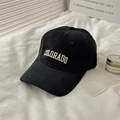 Detailed embroidery of white Colorado letters on a premium black cotton baseball cap - L (58-60cm) / Black