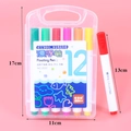 12-color magic water floating pens in portable storage box for kids' DIY drawing art - 12-Color Set