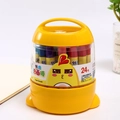 24-color smooth oil pastel set in yellow chick-shaped bucket for kids drawing - 24 Colors Chick Barrel