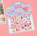 3D puffy musical instrument stickers with gold foil details in a handled package - Musical Style