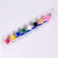 Kit de peinture 8 couleurs avec pinceau pour éventails DIY et loisirs créatifs - Pigment 8 Couleurs + 1 Stylo