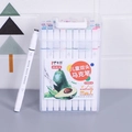 36-color dual tip washable watercolor markers set in a portable transparent storage case - Multicolor Style (FT0020-36)