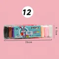 12-color ultra-light air dry clay set for kids DIY crafts with colorful modeling dough strips - 12 Colors (HW-1539)