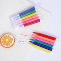 Set de 6 mini rotuladores de acuarela para pintura DIY infantil con tapas de plástico - Solo Bolígrafos Pequeños de 6 Colores