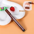 Single brown triangular watercolor marker pen for artistic painting and children drawing - Brown