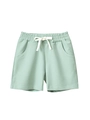 Toddler boys mesh breathable shorts in light mint green with elastic drawstring waist - 90cm / Light Green