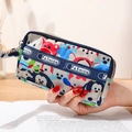 Mini pochette multifonctionnelle à imprimé dessin animé avec sangle mode en nylon - Ours