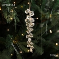 Transparenter Acryl-Kristall-Trauben-Weihnachtsanhänger für den Weihnachtsbaumschmuck - Stil E